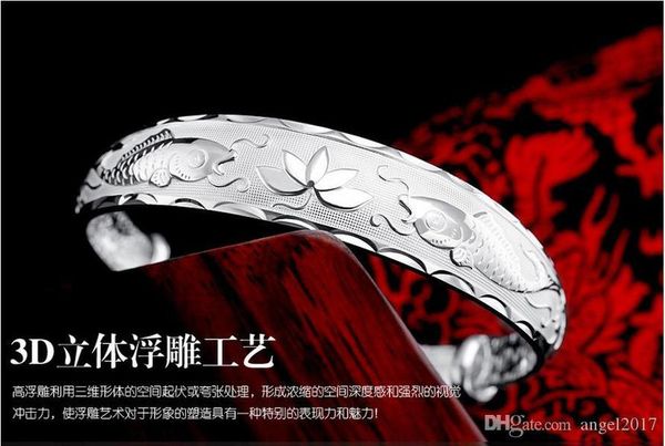 

factoryjzw6999 female bracelet sterling jewelry silver wholesale lotus pisces valentines star with money to send his girlfriend, Golden;silver