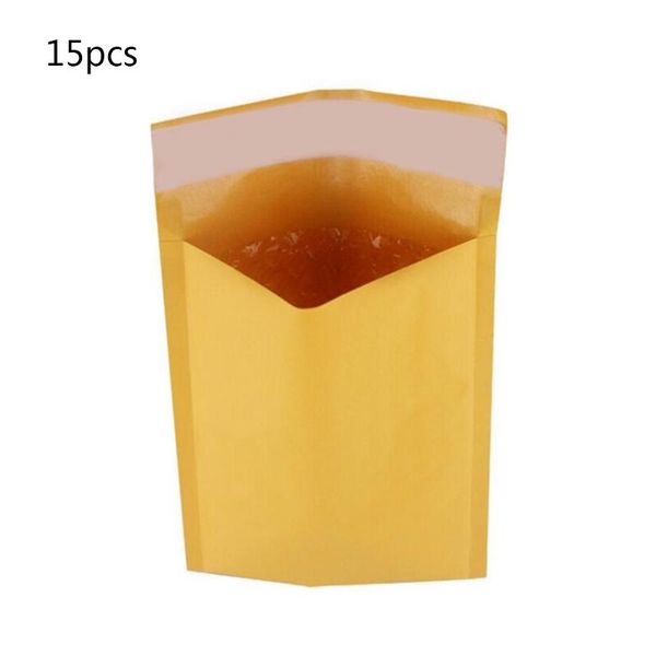 

gift wrap 15 pcs self-adhesive kraft paper bags with bubbles inside plastic foam 16*24cm/22*25cm