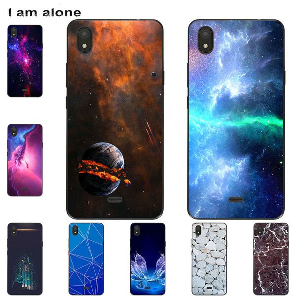 

i am alone for bq 6045l nice 2020 5.99 ", mobile phone cover, fashion cartoon shell handbag