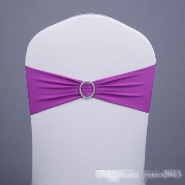 

sash cover spandex bands wedding lycra party birthday chair buckle sashe decoration colors availables4jz