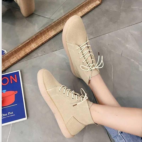 

2021 winter boots new style female outdoor walk price breathable british shoes popular leisure ankle booties in stock1, Black