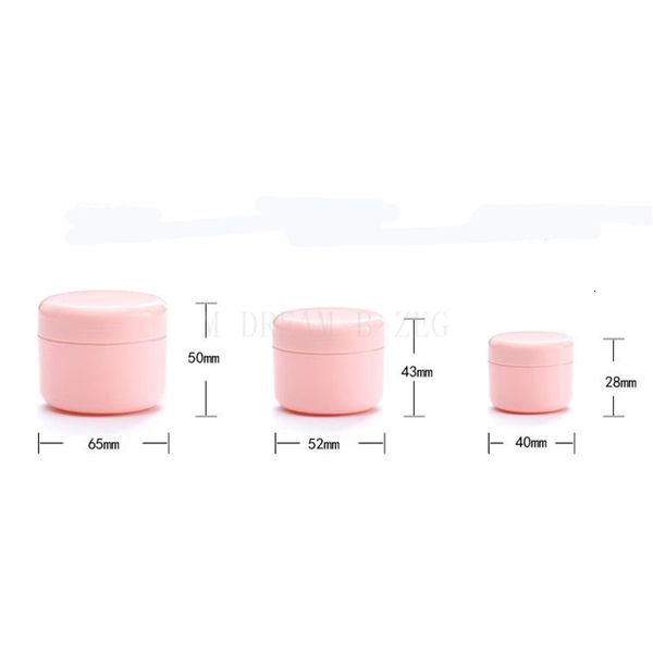 

makeup 5 colors refillable cream plastic empty jar 20g 50g 100g cosmetic travel face cream/lotion/cosmetic container