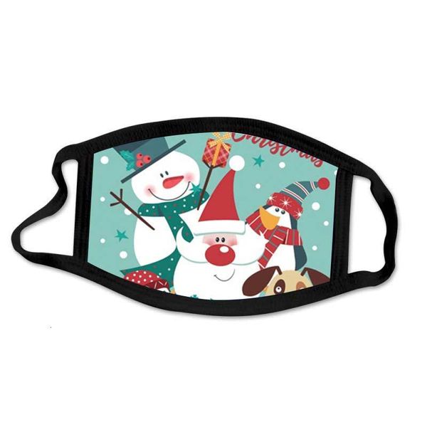

anti-fog color cartoon cotton mask christmas calico face party masks fashion design washable umjxi