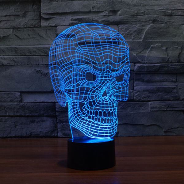

2021 new 3d night light lamps usb charge 7 colors changing led lighting 9rpb