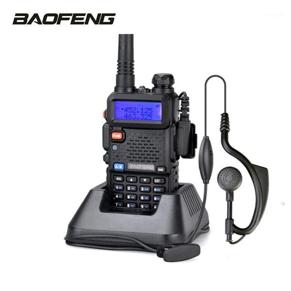 

walkie talkie baofeng uv-5r ham two way radio dual band 400-520/136-174mhz 5w transmit power classic design ctcss/cdcss scaner1