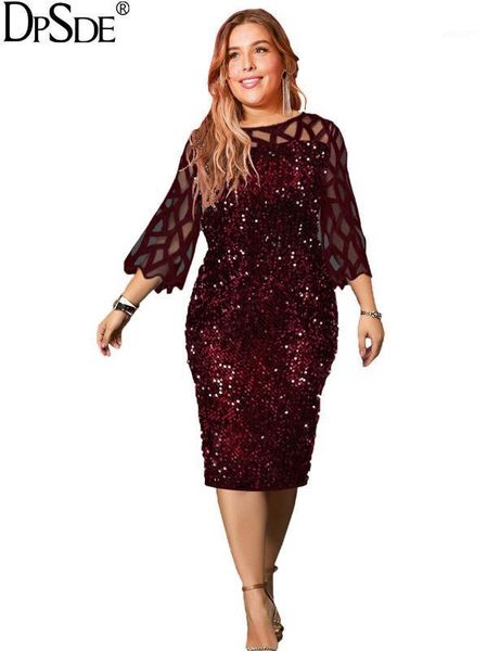 

spring women fashion 2020 new high street style short dresses seven points sleeve round neck zipper knee-length dresses1, Black;gray