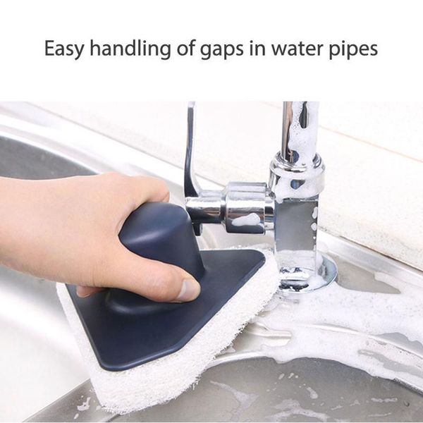 

губка щетка с ручкой для ванной кисти кухонная кухня дезактивация кисти стекло для стирки бытовой уборки инструмента wmtlvg