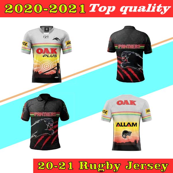 

2021 penrith panthers indigenous rugby jerseys 2021 home jersey high-quality rugby shirts sport, Black;gray