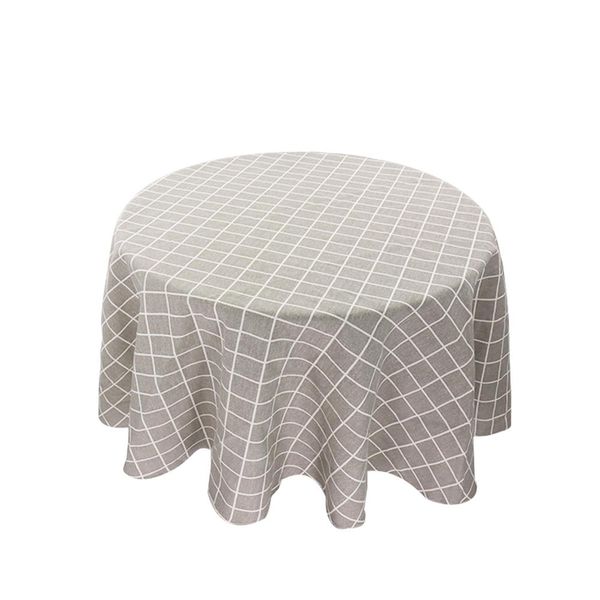 

nordic style round table cloth cotton linen kitchen tablecloth oilproof decorative elegant christmas tree pattern table cover wmtveo