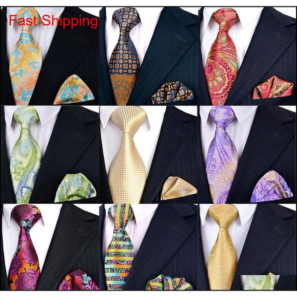 

tie sets pcs wholesale sale handmade mens neckties pocket square 100% silk jacquard woven hanky brand new shipping new arrival 3zjfy, Blue;purple
