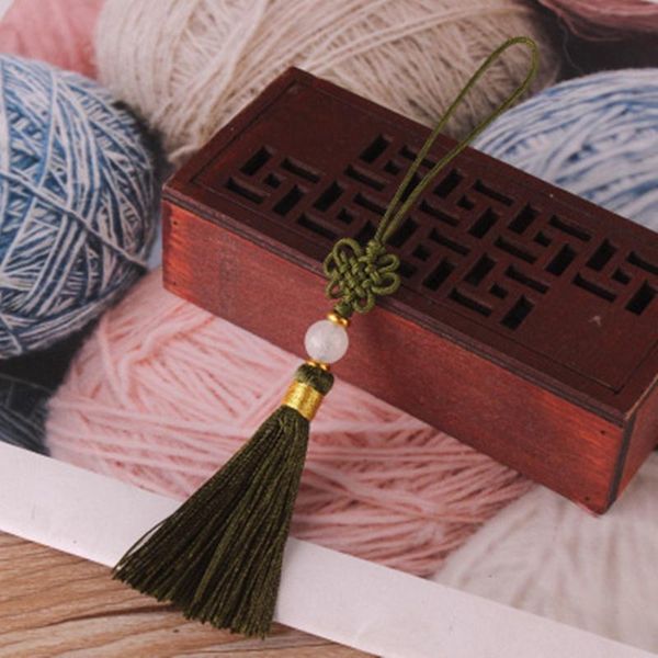 

5pc mini chinese round bead tassel fringe jewelry curtain making decorative accessories diy key bag trim tassels craft pendant h wmtmmo