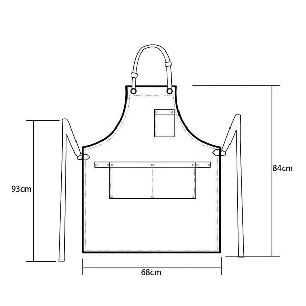 

cooking canvas kitchen apron for woman men chef cafe shop bbq aprons baking restaurant jlljqi jjxh