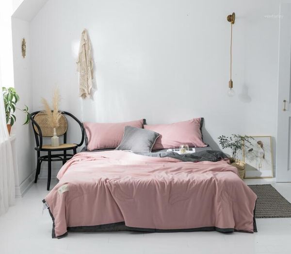 

comforters & sets solid eco dyeing summer quilt thin duvet suitable to air-conditioning room soybean fiber and polyester1