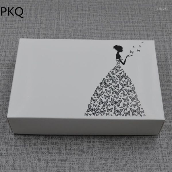 

gift wrap white clothing package box party wedding favors packaging kraft paper cookie candy nuts bride packing1