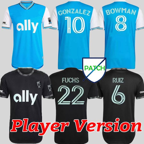 

new 2022 charlotte fc soccer jerseys mls 22 23 home away third football shirt uniforms kit fans player version, Black;yellow