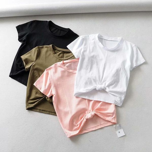 

yoga outfits cinessd short sleeve crop lumbar high elastic shirts gym fitness active wear sports womens clothes, White;red