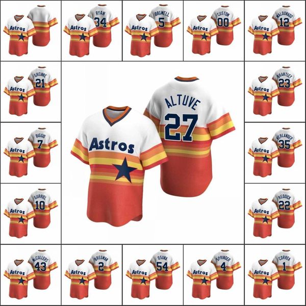 

houston astros men #4 george springer 7 craig biggio 27 jose altuve women youth custom cooperstown collection home jersey, Blue;black