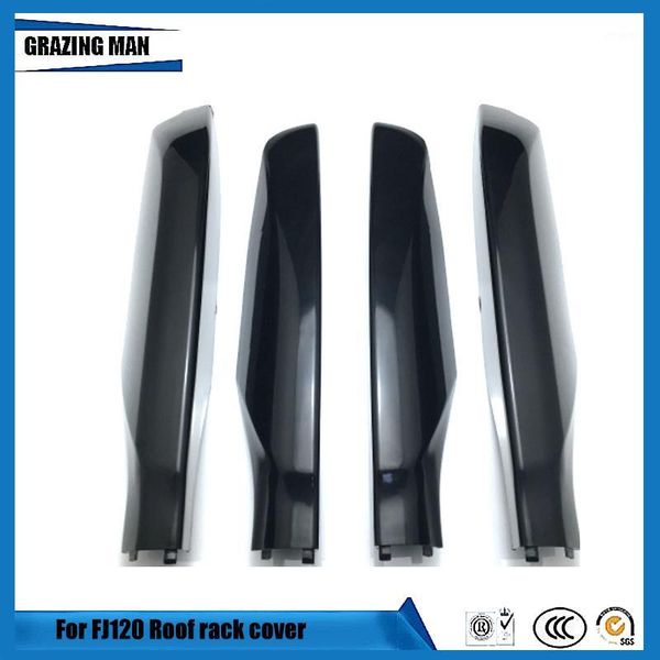 

travel & roadway product abs roof rack rail protective cover for land cruiser prado fj120 2003 2004 2005 2006 2007 2008 20091