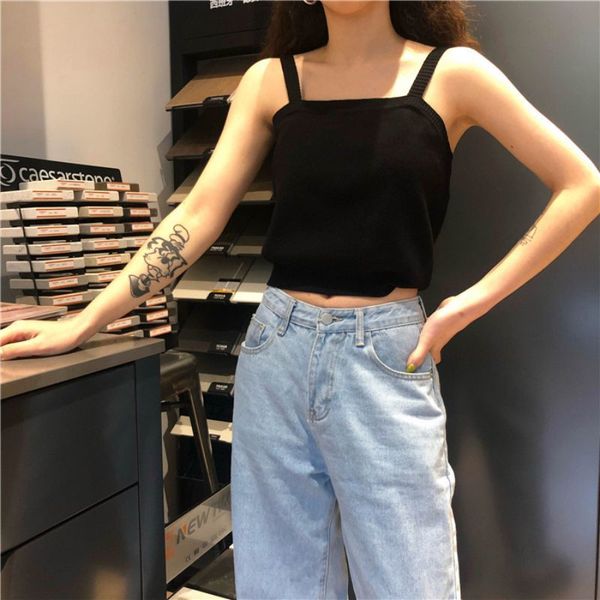 

летнее slim render с коротким рукавом без рукавов сексуальные женщины бездонный рукав модный танк цвета твердый жилет 5 цвета