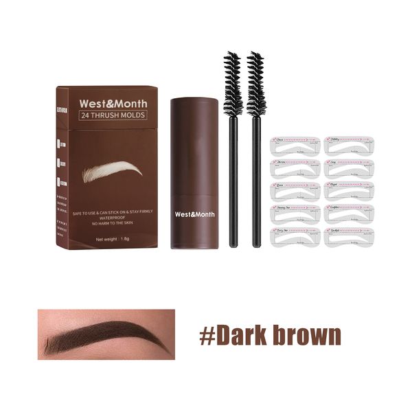 

west&month oem odm seal eyebrow powder stick thrush artifact hairline shadow set