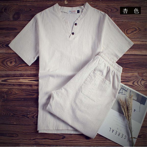 

t-shirt men's boys' sportswear trend students' short suits fashion, Gray