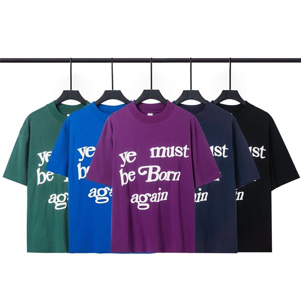 

puff print t shirt men women quality tees 5colors cotton tee, White;black