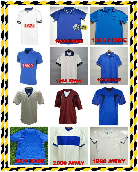 

retro world cup 1982 1990 1994 2006 1998 2000 del piero soccer jerseys cabrini conte rossi tardelli gentile home 82 retro football shirt, Black;yellow