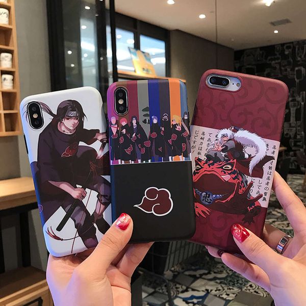 

naruto akatsuki cartoon case, vip 11 pro x xs max xr 7 8 plus se 2020 soft silicone case4fre