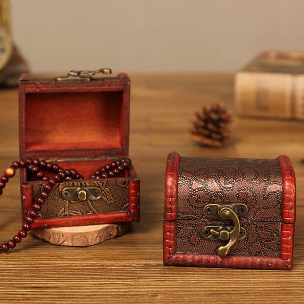 

jewelry 200pcs vintage box organizer storage shipping case mini wood flower pattern metal container handmade woodentx8c