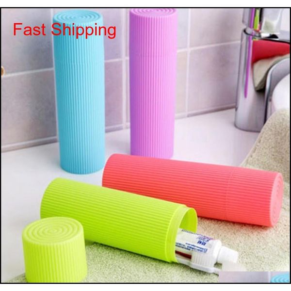 

2018 bath practical toothbrush holder anti bacteria storage box cylinder portable travel chopstic qyldqd homes2011