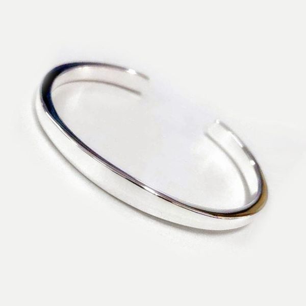 

bangle fashion glossy solid bracelets bangles for women simple and fresh thin open smooth charm jewelry gifts, Black