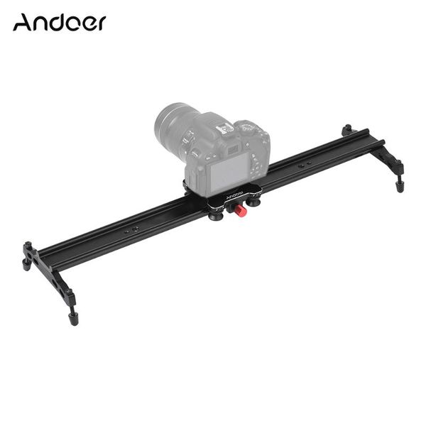 

lighting & studio accessories andoer 80cm/32" 4 bearings camera slider rail track aluminum video stabilizer for cameras camcorders