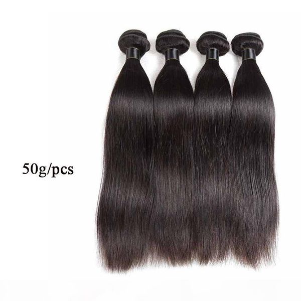 

brazilian malaysian virgin hair bundles body wave 3 4pcs lot human hair bundles body wave straight hair weaves bundles lanzhi 50g, Black
