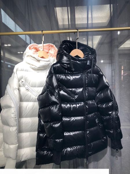 

женская куртка parkas мода женщины зимняя куртка 90% гусиные женские пальто дудун фемме белые черные слои толстовки верхняя одежда с капюшон, Black