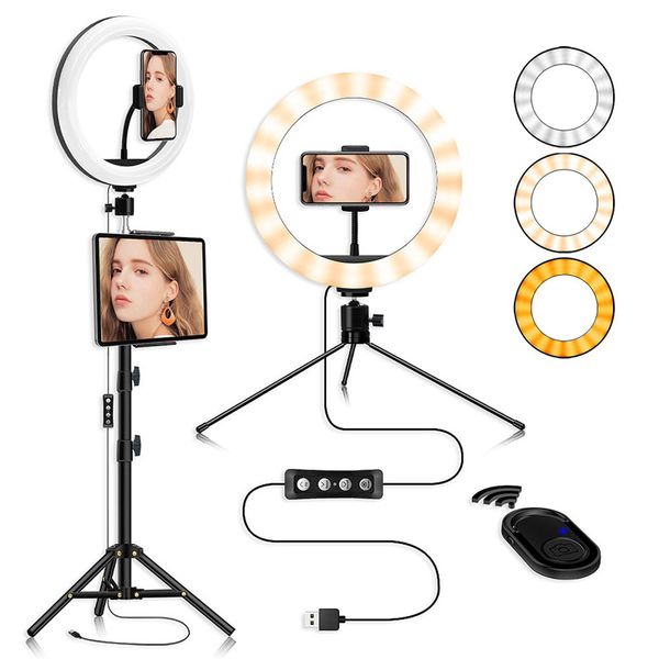 

fill Live light mobile phone holder selfie photography tripod led ring light beauty ring light free shipping