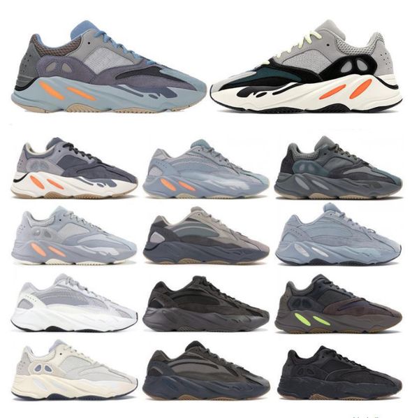 

700 v2 kanye west 3m reflective orange bone wave runner men women running shoes sneakers solid grey analog tael carbon blue designer shoes