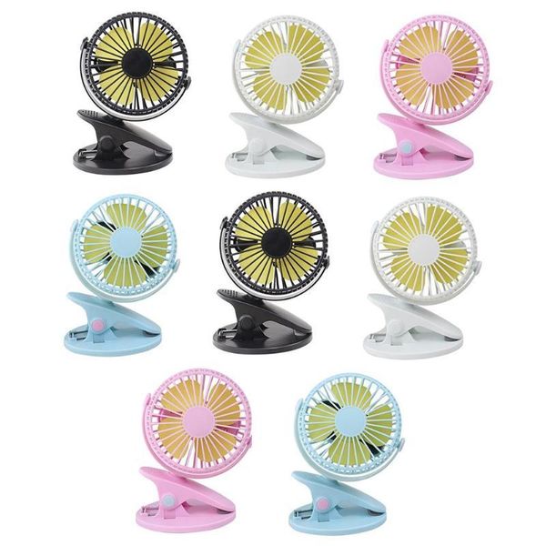 

electric fans 3 speeds clip on fan rechargeable deskportable mini turbine small air cooler powered by usb or 2000mah