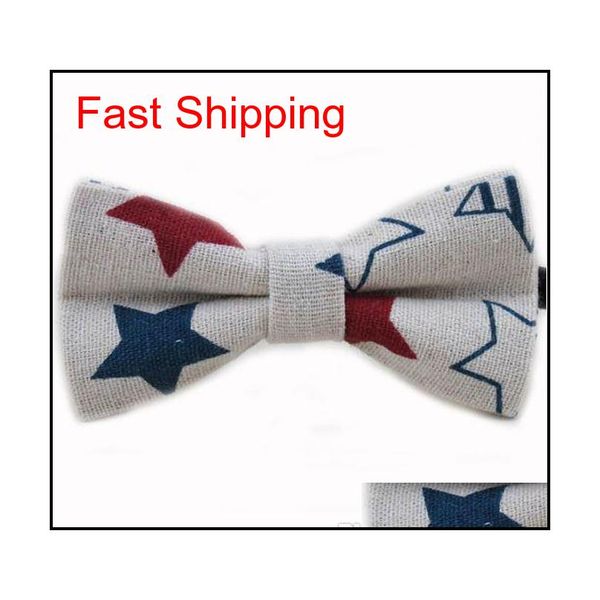 

new release cute baby bow tie boys girls bowtie kids bow ties cotton linen butterfly tie pyramid /sailboat /flower /star bowties 3bbed, Black;gray