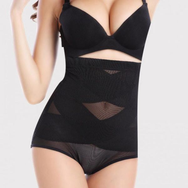 

women's panties women high-waist postpartum belly pants cross compression body shaping briefs, Black;pink