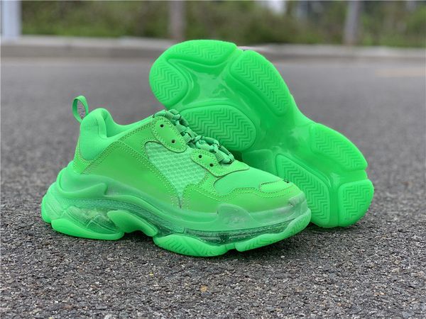 

genuine blsk men's and women's basketball shoes, green daddy shoes, lovers' sports shoes, full size shipping 35-45