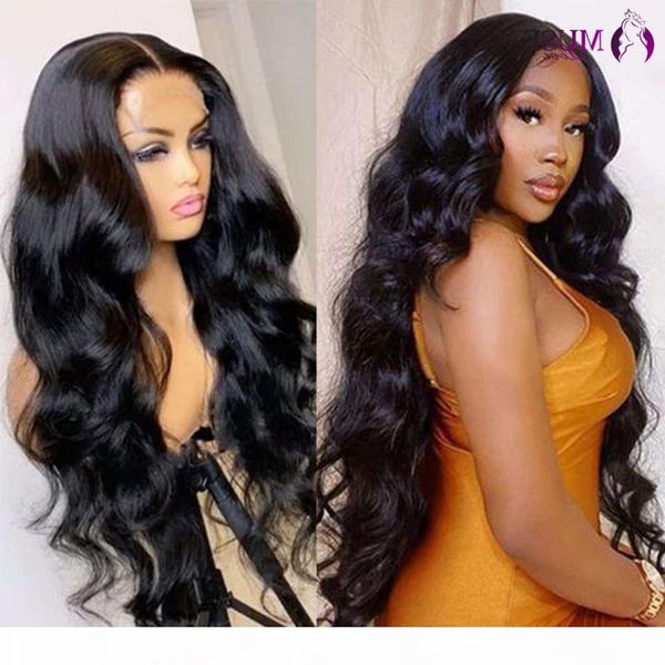 

muse love wholesale peruvian body wave 4x4 wig human hair for black women 4x4x1 t part lace closure wigs, Black;brown