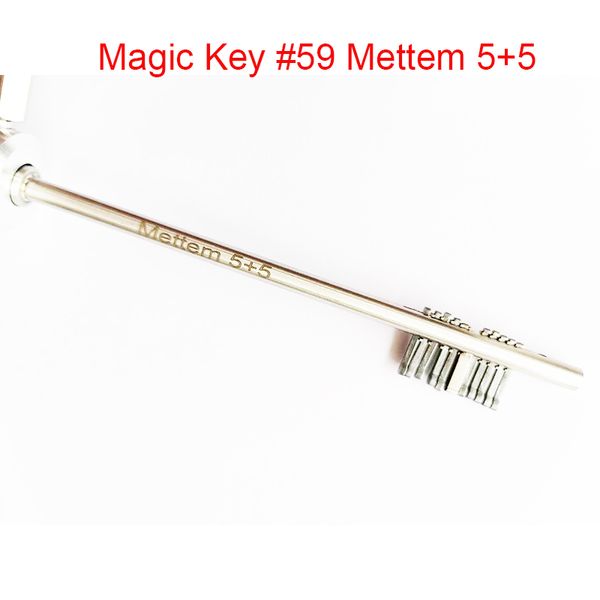 Haoshi New Magic Key #59 Mettem 5+5 Master Key Decoder Lock Opener Lock Smith
