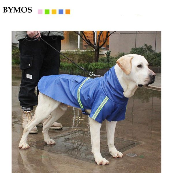 

dog apparel pet raincoat waterproof snow proof clothes reflective tape large s-5xl