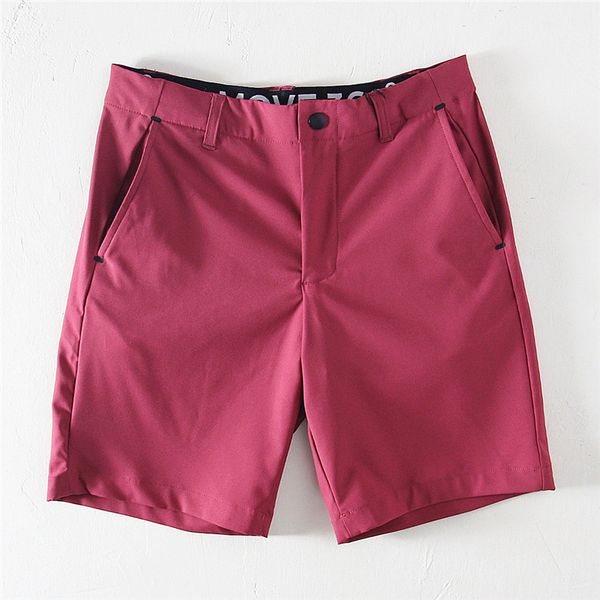 

summer thin men's straight casual pants outdoor sports elastic breathable quick drying shorts, White;black