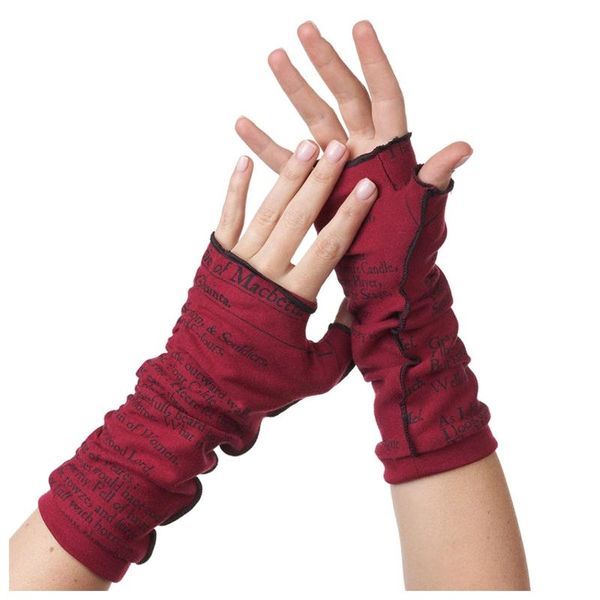 

five fingers gloves letter print women multi-purpose mitten button elastic thin casual mittens rekawiczki zimowe handschuhe, Blue;gray