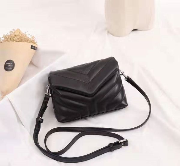 

luxury designer handbags loulou y-shaped quilted real leather women bags chain shoulder bag flap bag multiple colour for 20cm