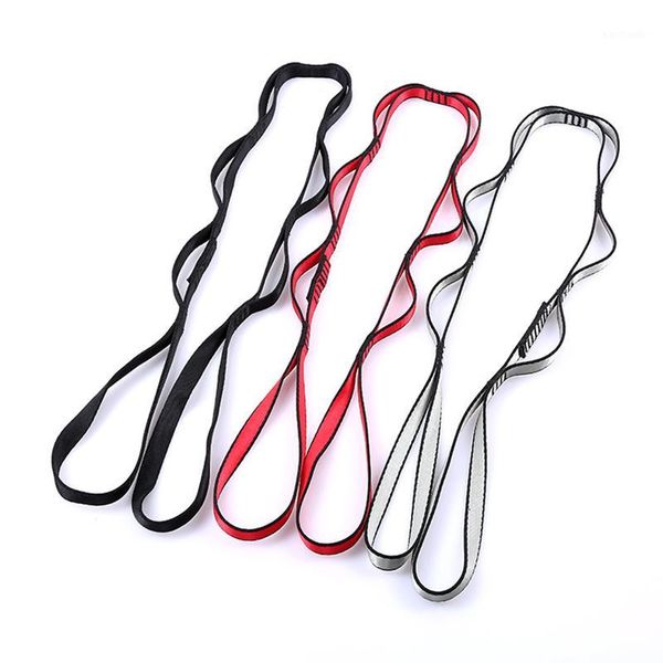 

resistance bands 1.1m yoga stretch strap aerial anti-gravity rope with grip loops fitness exercise gym waist leg belt1