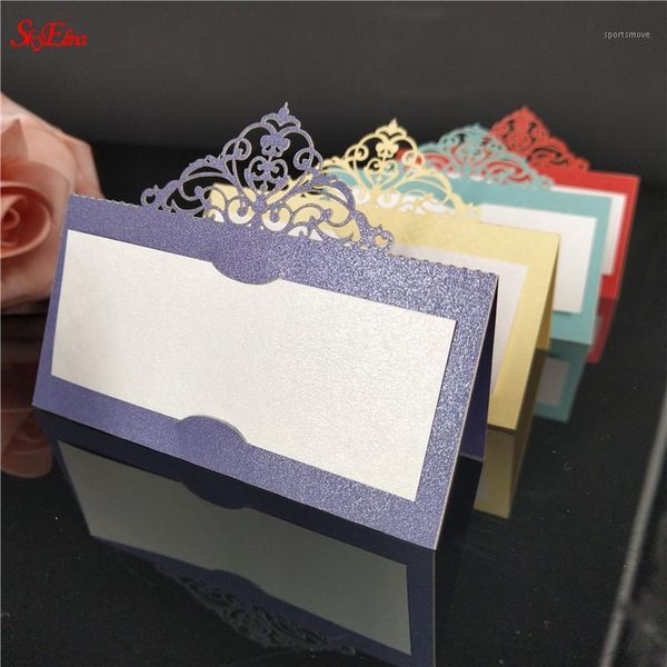 

greeting cards 50pcs laser cut heart seat card vintage table number name place wedding birthday party decoration 6z1