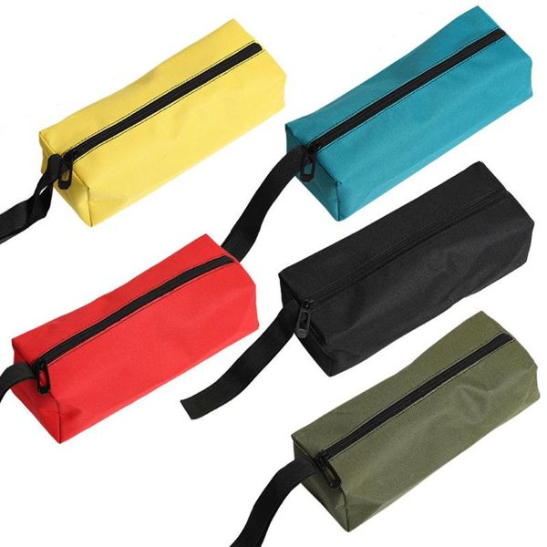 

storage bags small oxford cloth waterproof hand zipper tool bag metal parts travel makeup organizer pouch case drop 320w