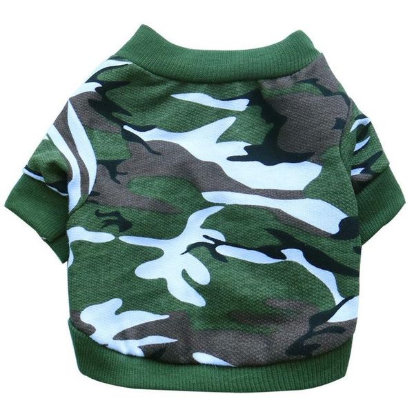 

dog apparel cartoon clothes camouflage clothing for dogs hoodies small super pet outfits cute spring summer print green ropa para perro